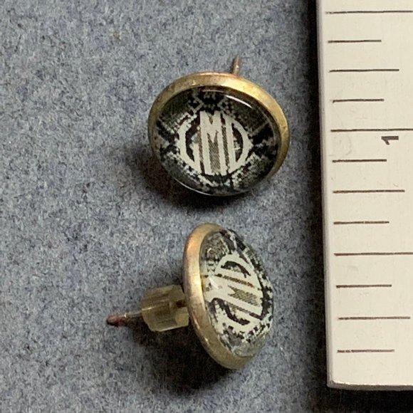 GMD GDM monogram snake Earrings - Picture 5 of 5